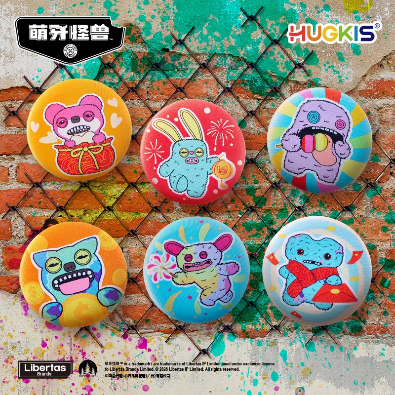 

Fuggler Badge Cartoon Ugly Kawaii Teeth Monster Doll Accessories Clothing Backpack Decoration Brooches Lapel Pins Friend Gifts