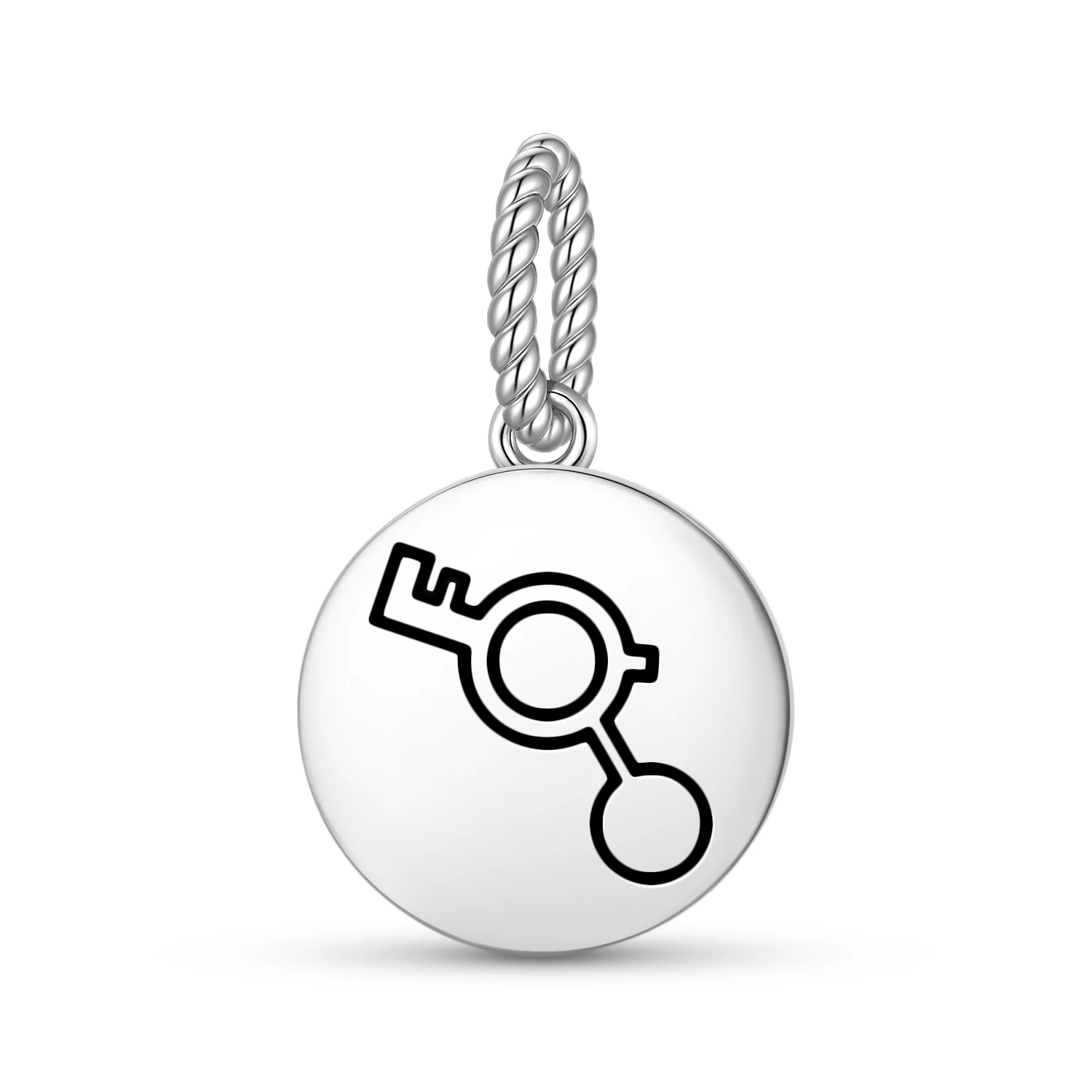 Crop Circles Solar System Pendant 925 Sterling Silver Symbol Charm Bead for Women Bracelet Necklace Jewelry Fashion
