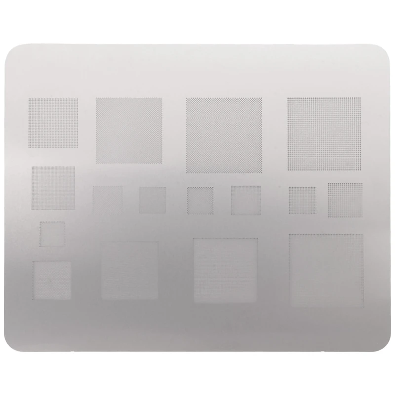 Plantilla de soldadura BGA multifunción, 0,3/0,35/0,4/0,5/paralelo/45 grados, Universal, Reballing