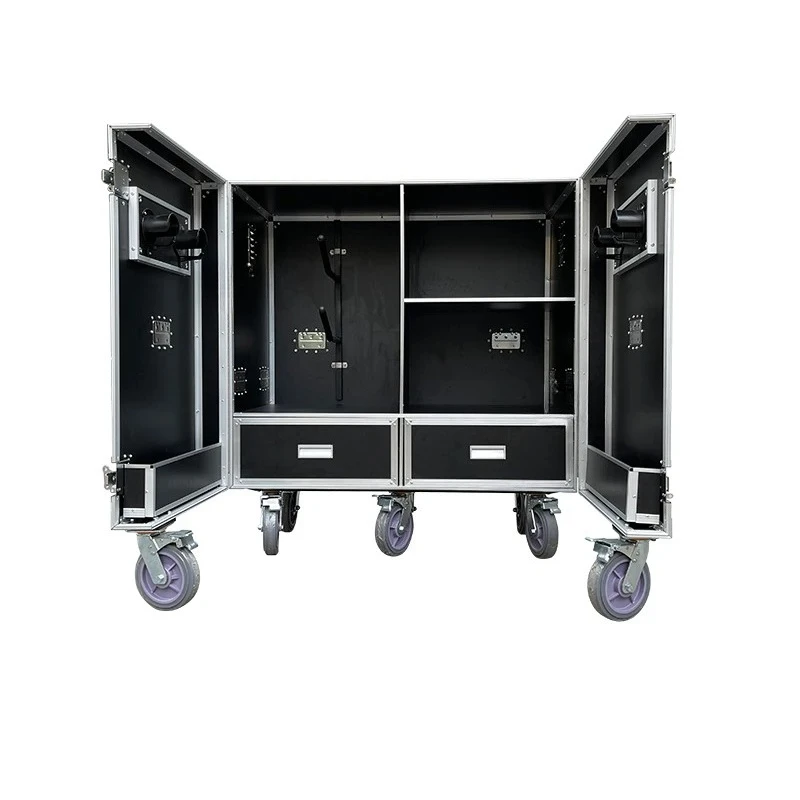 

Middle Lockable Aluminum Horse Equipment Storage Flight Case Saddle Tack Cabinet Locker