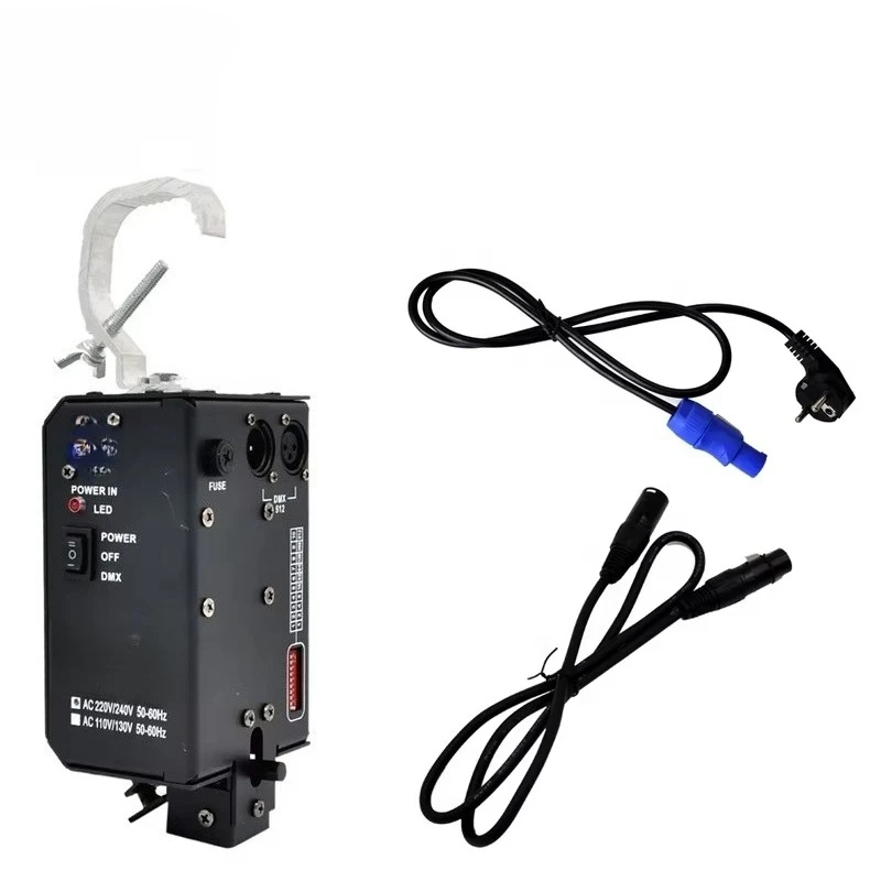 Use DMX512 protocol to manually control stage lighting, curtain circuit breakers, metal 2-channel 100W electronic hooks