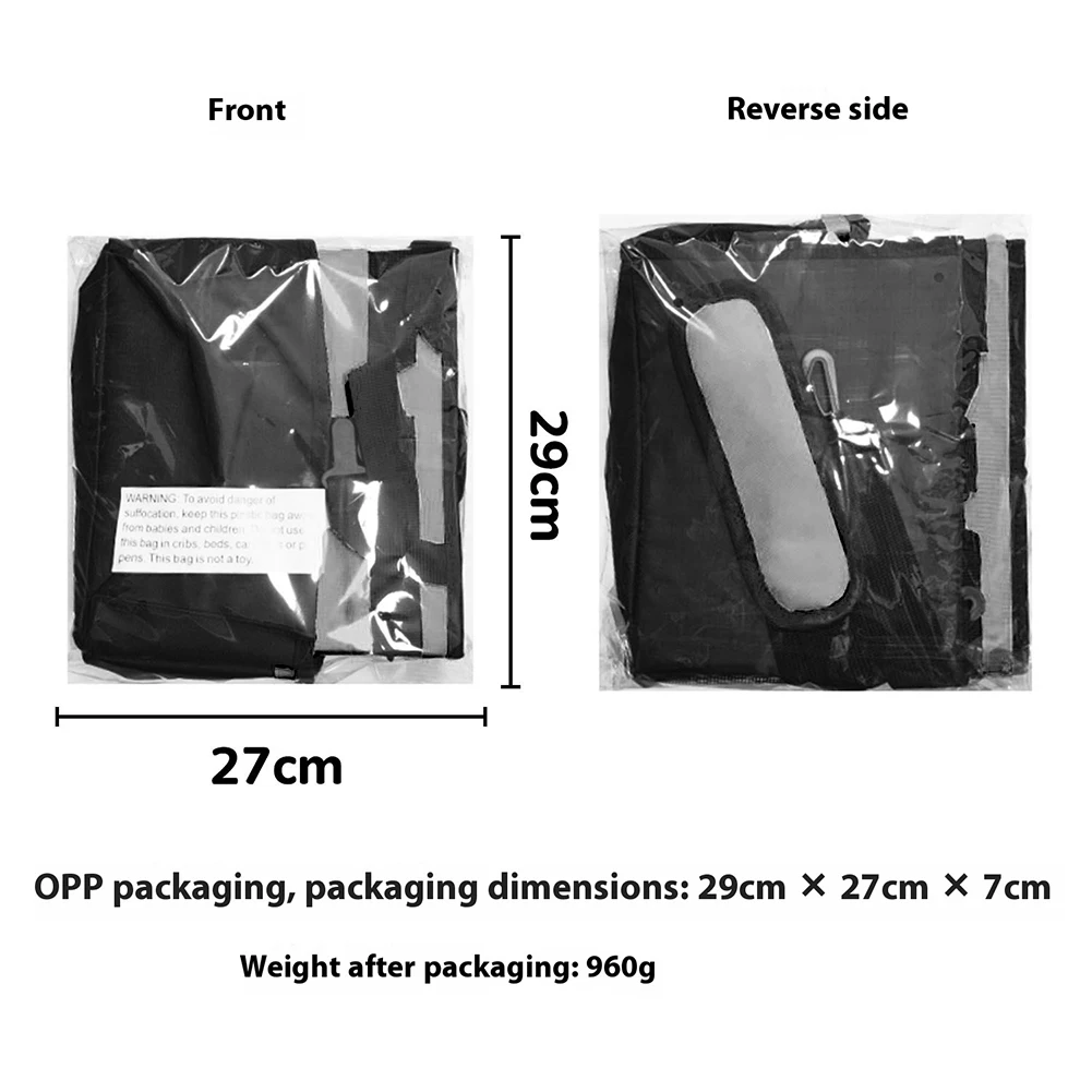 حقيبة تنظيف كبيرة جدًا مع منظم تنظيف متعدد الجيوب، حقيبة حمل قابلة للفصل، حقيبة تخزين مستلزمات تنظيف المطبخ #5