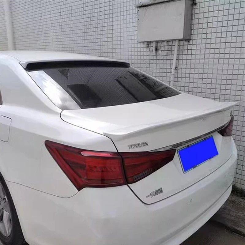 

Для глянцевой черно-белой крыши, фотообои, Toyota Crown, ABS-пластик, комплект для заднего стекла автомобиля, заднего крыла, кузова, 2015-2018 года