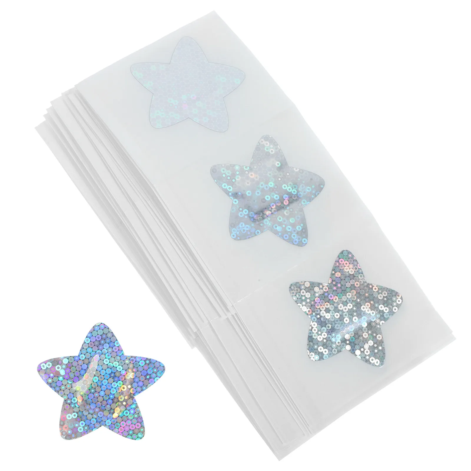 

40Pcs Glitter Star Bandages Patches Star-Shaped Waterproof Adhesive Dressings for Kids Teens Portable Wound