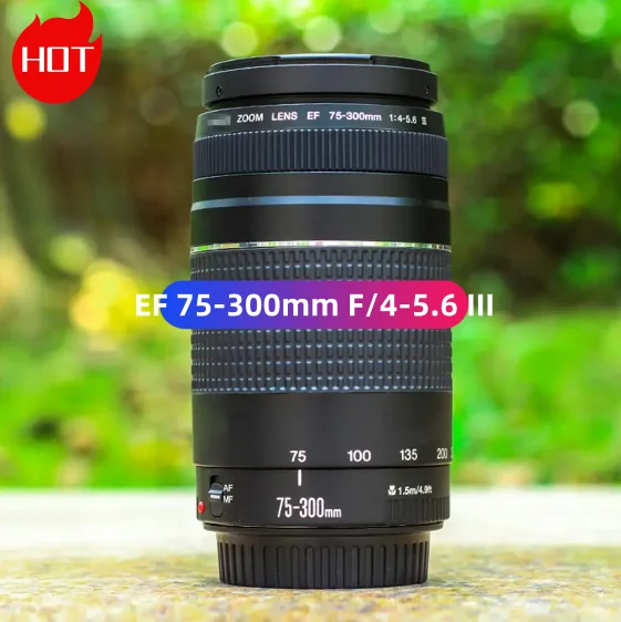 

Original for Canon EF 75-300mm F/4-5.6 III telephoto lens For Canon EOS 1300D 650D 700D 60D 70D 80D 6D 7D 5D2 5D3 T3i T5i T6