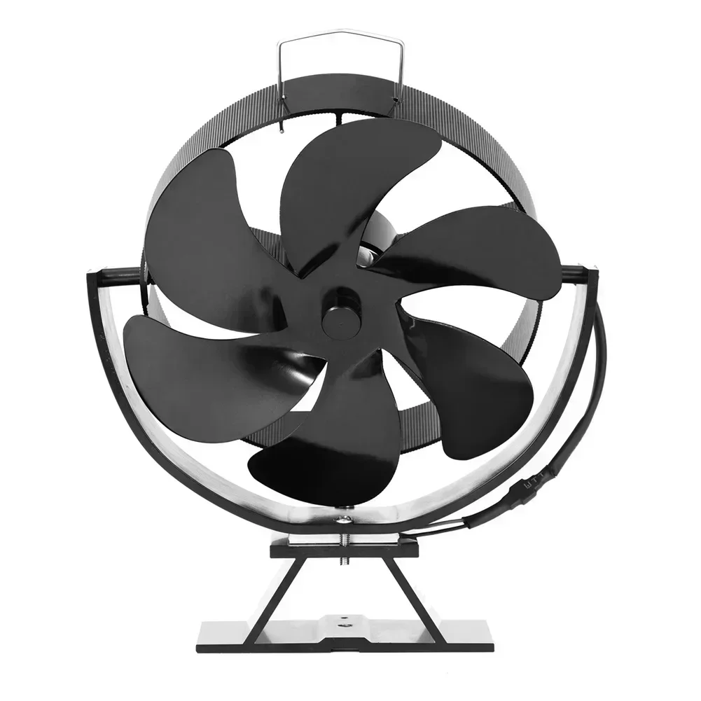 

Indoor Heating Solutions Heat Powered Stove Fan Wood Burner Fan Anodized Aluminum Construction Environmentally Friendly Design