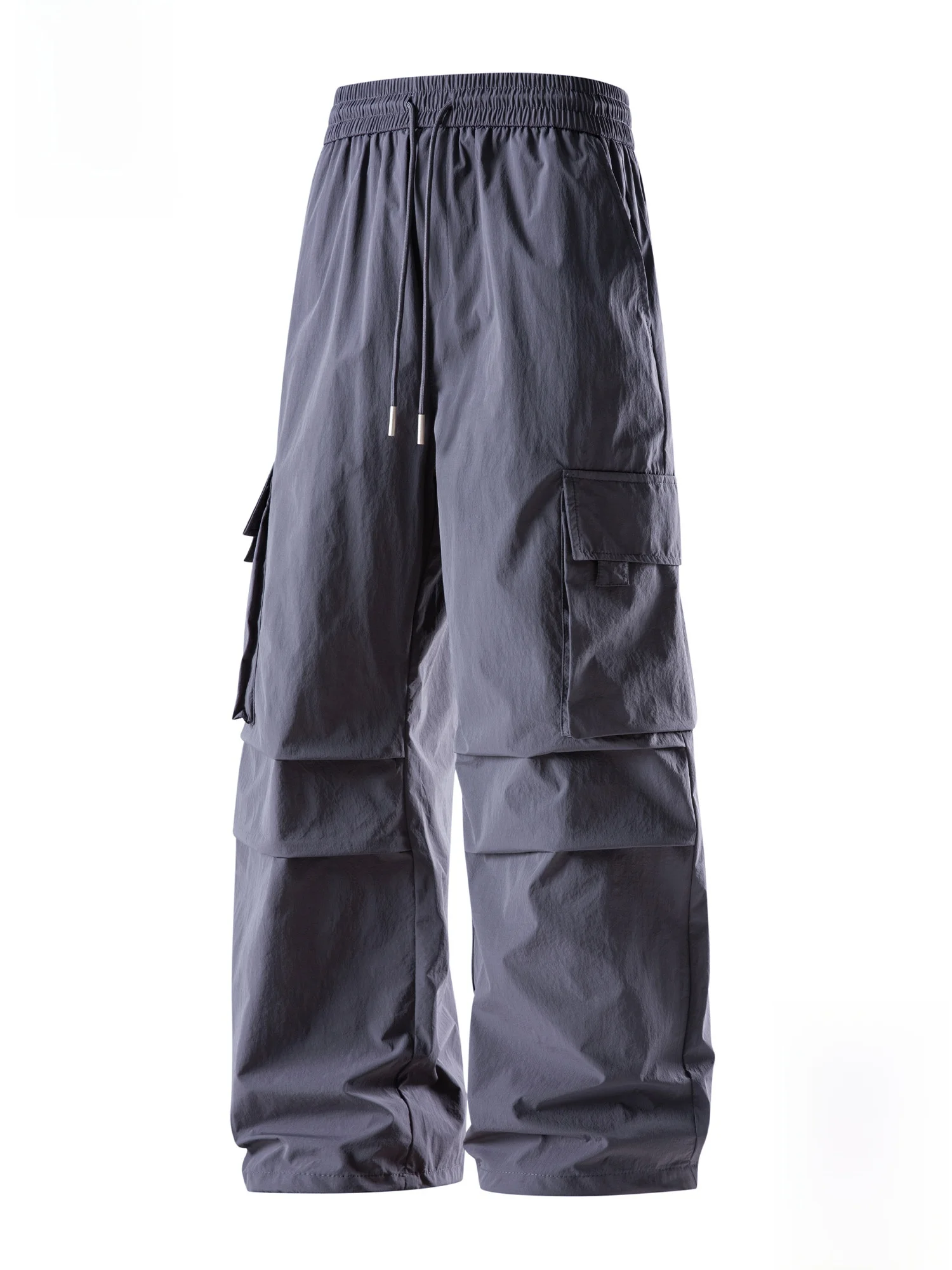 

Мужские повседневные брюки Paul Frank в американском рабочем стиле, весенние, ретро, свободные, модные, плиссированные, широкие, прямые, длинные