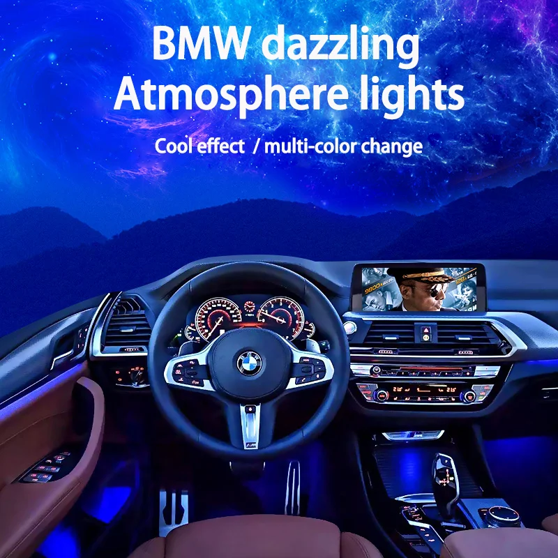 For BMW F30/F35/F34/F32/F31/G20 3 Series 2/9 Colors Led Lights Led Strip Auto Ambient Light Led Bar Tuning Car Accessories