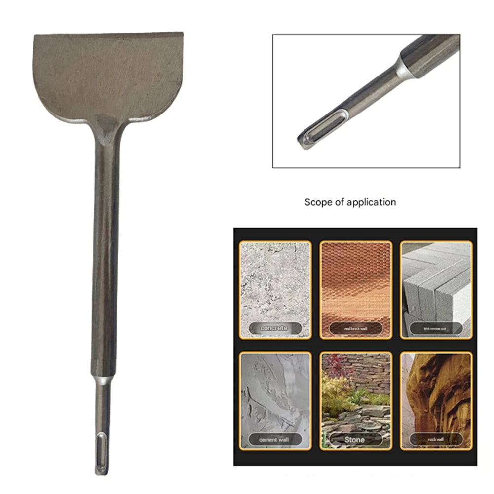 4 Inch Wide Tile & Thinset Scaling Chisel SDS-Plus Shank 4