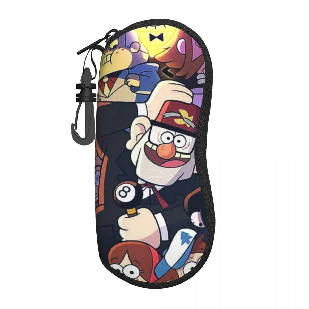 

Gravity Falls Soft Shell Ultra-Light Eyewear Case - Scratch-Resistant and Space-Saving Glasses Bag for Outdoor Adventures