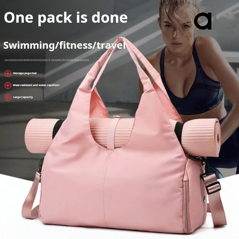 2025 New Yoga Bag for Women Sports and Fitness Bag Durable Large Capacity Storage Travel Bag Fashionable Sports and Fitness Bag