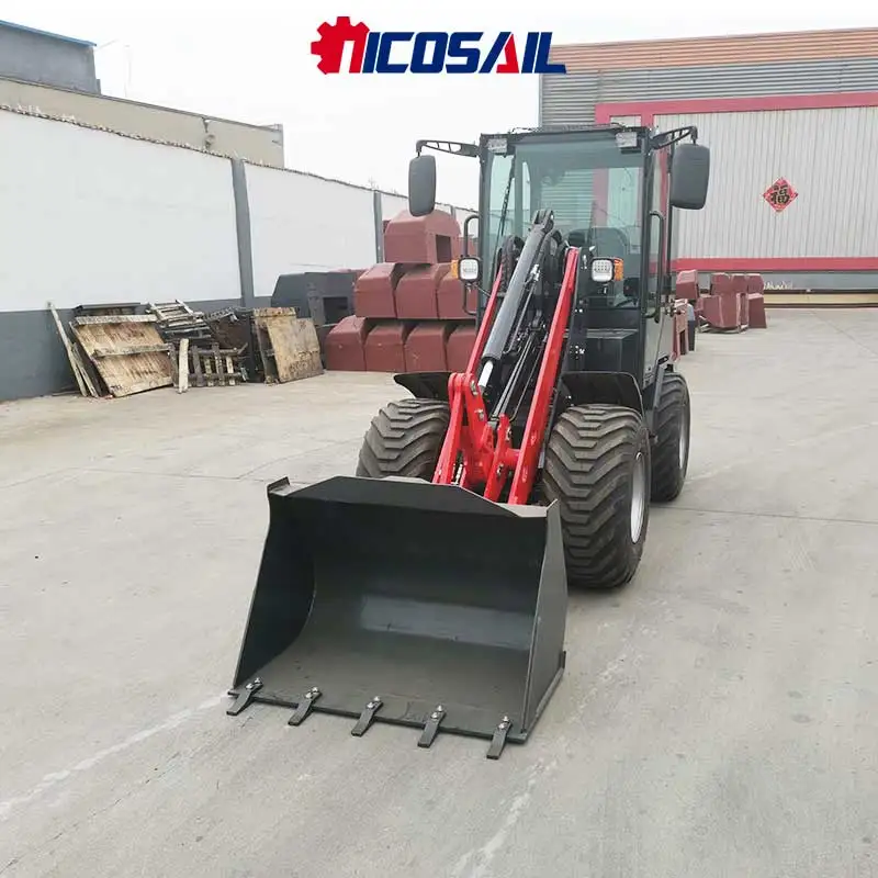 جرافة ذراع تلسكوبية جديدة ذات ثبات جيد، مثالية لمواقع البناء والزراعة ووضع الخطوط