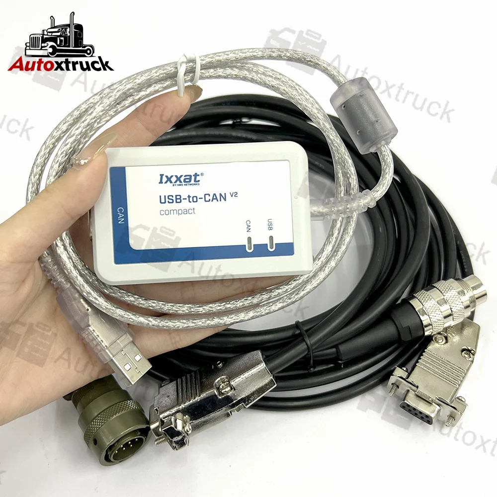 New version 2.74 For MTU (USB-to-CAN) Diagnostic software COMPACT IXXAT Truck Diagnostic tool Diesel engine scanner tool