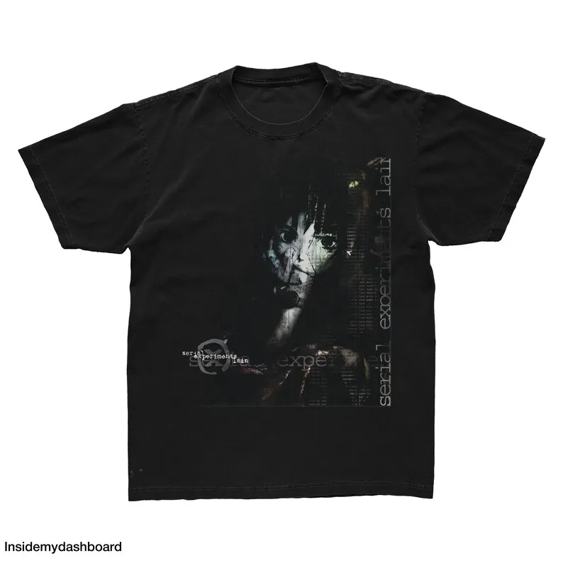 Serial Experiments Lain Haunting Eyes, Lain Anime, Serial Experiments Lain Shirt, Cyberpunk