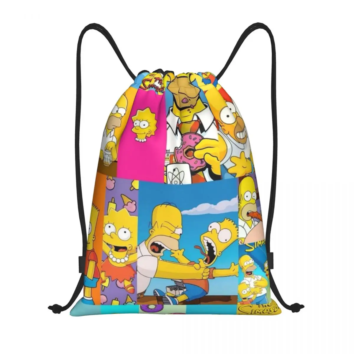 

Custom Pattern Logo Drawstring Bag Spongebob Travel Backpack Student Storage Bag School Bag ꦫ