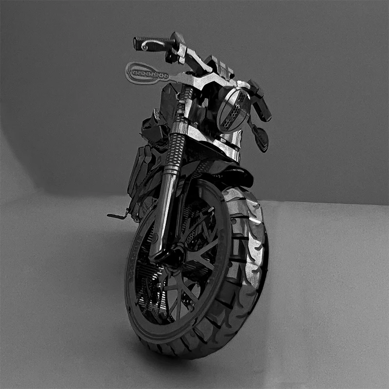 Puzzle 3D en métal pour moto, Kit de fabrication de modèles, jouet pour adulte, cadeau d'anniversaire