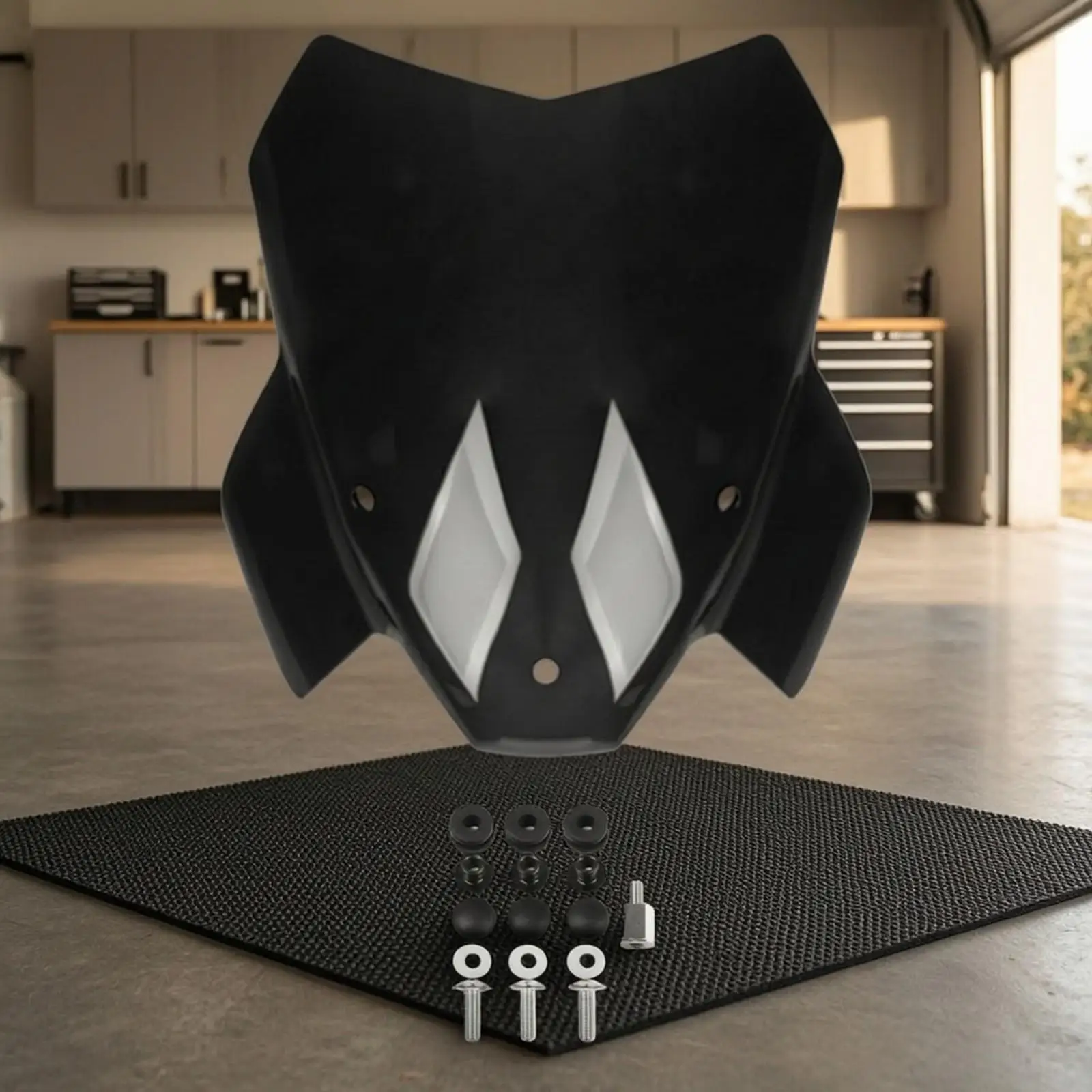 PC Plastic Windshield for BMW S1000R 2021 2022 Motorcycle Front Deflector Wind Screen with Mounting Hardware Clear