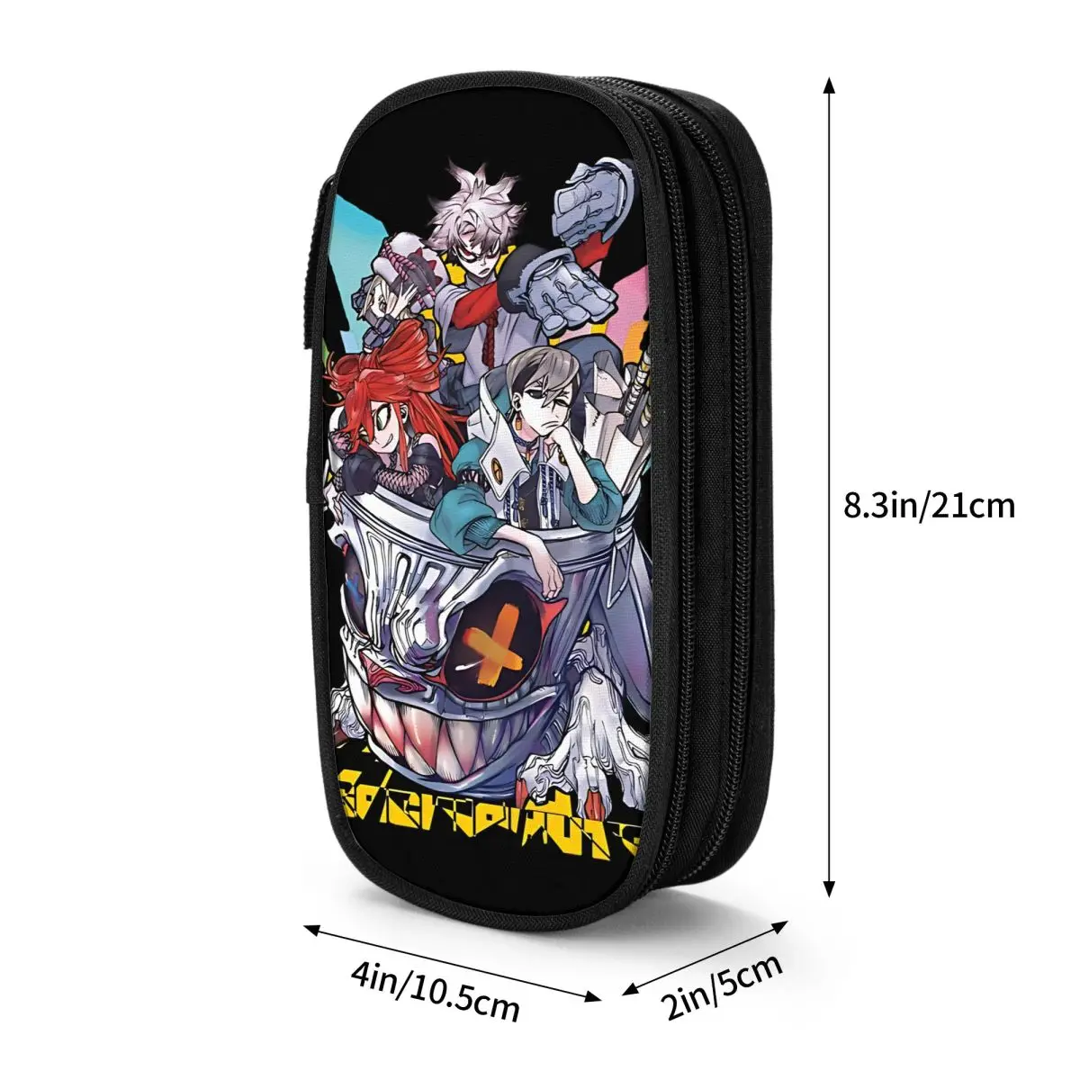 Gachiakuta أنيمي مقلمة لطيف رودو مانغا أكياس القلم طالب تخزين كبير مكتب سستة صندوق رصاص