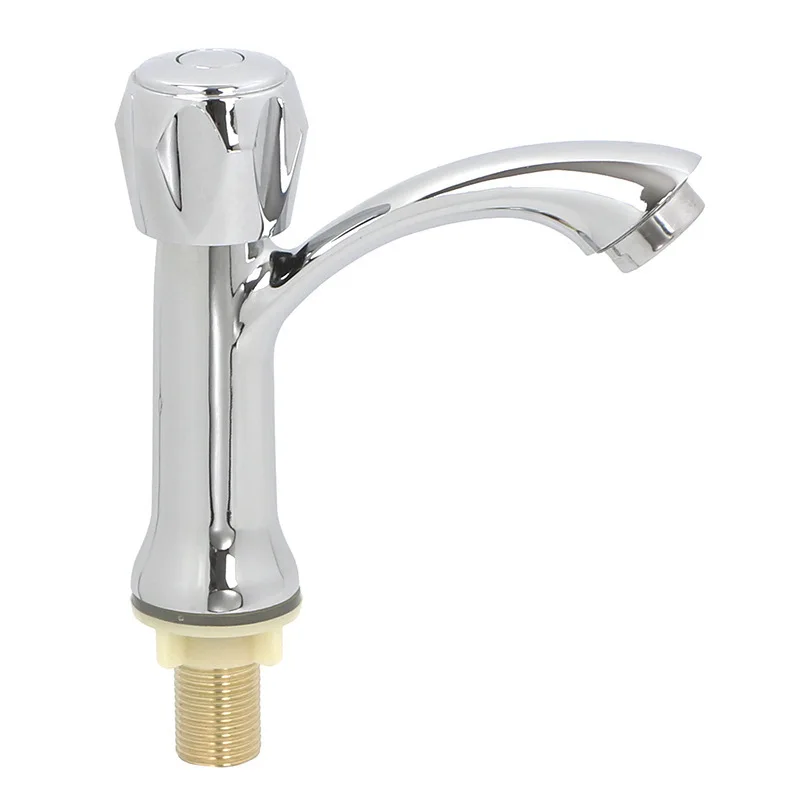 

Desktop faucet single hole engineering alloy faucet single cold bathroom washbasin sanitary ware washbasin faucet
