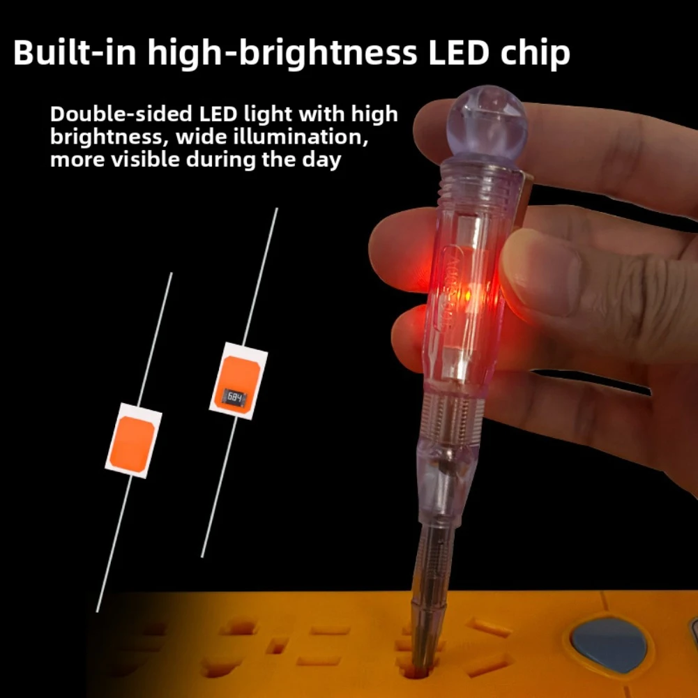 LED Tester Pen Anti-static Test Pen Neon Bulb LED High-brightness Neon Bulb Electrical Special Indicator Tester Meter