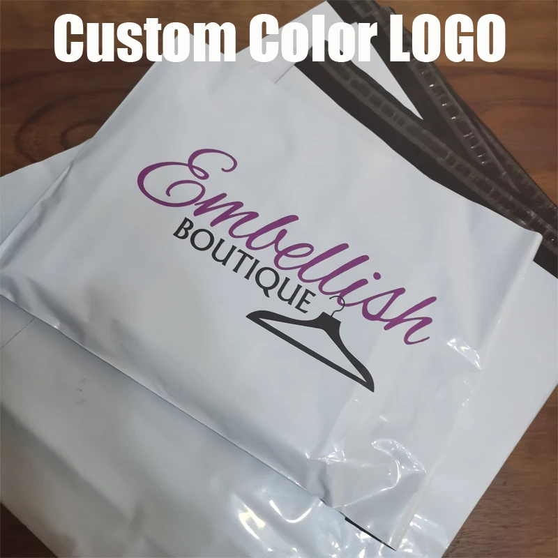 Custom Famous brands designer logo printed satchels courier polymailers Poly Shipping Mailing bags