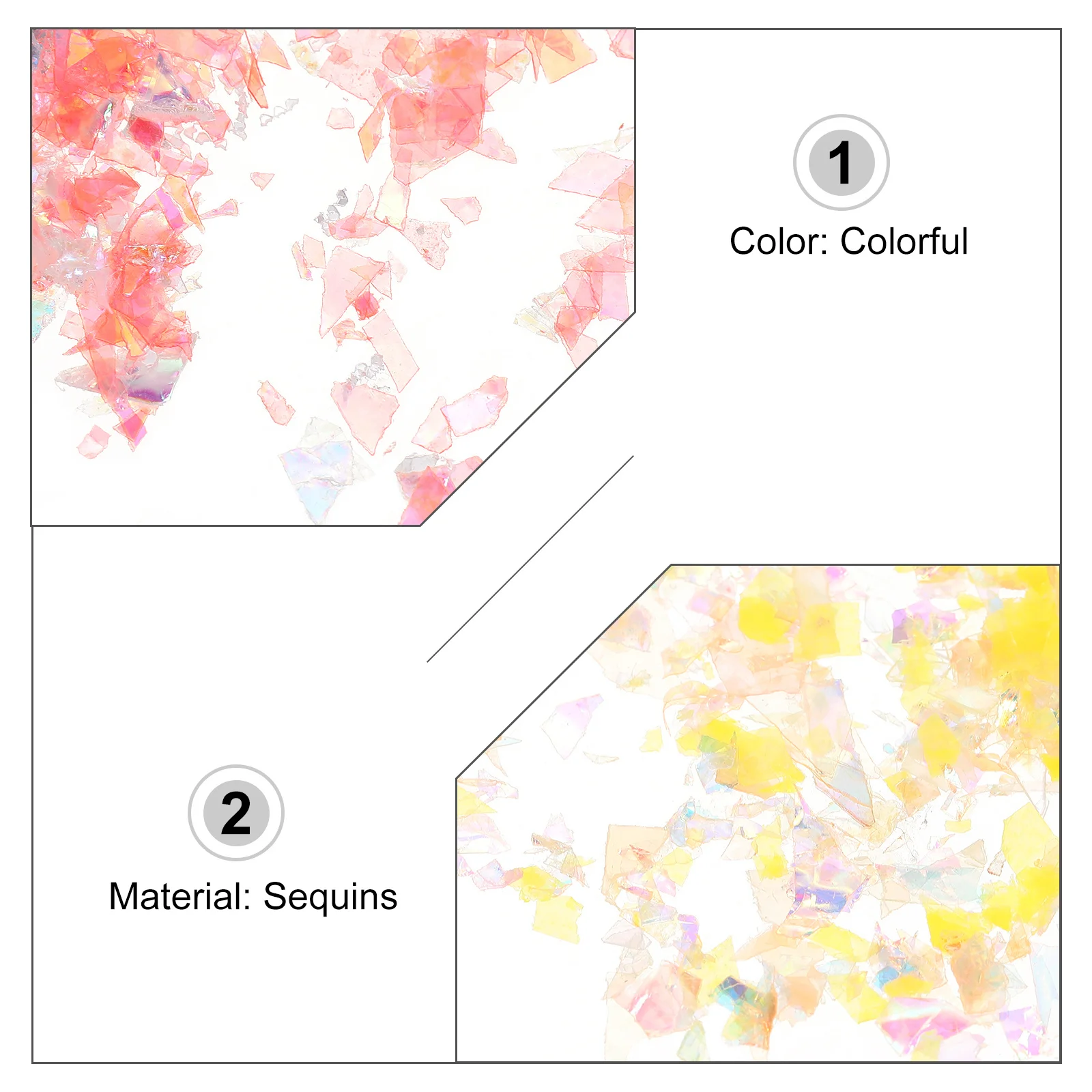 14 ボックス光沢のあるステッカー芸術的なネイルデコレーション Diy マニキュア用品ファッショナブルなネイルアートアクセサリースパンコールツール