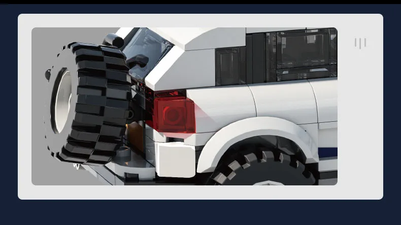 Racing Germany Auto SUV Modell Geschwindigkeits-Baustein Cayenne 957 Supersportwagen Baustein-Modell Fahrzeug Konstruktionsspielzeug für Jungen Geschenke – Detail 7