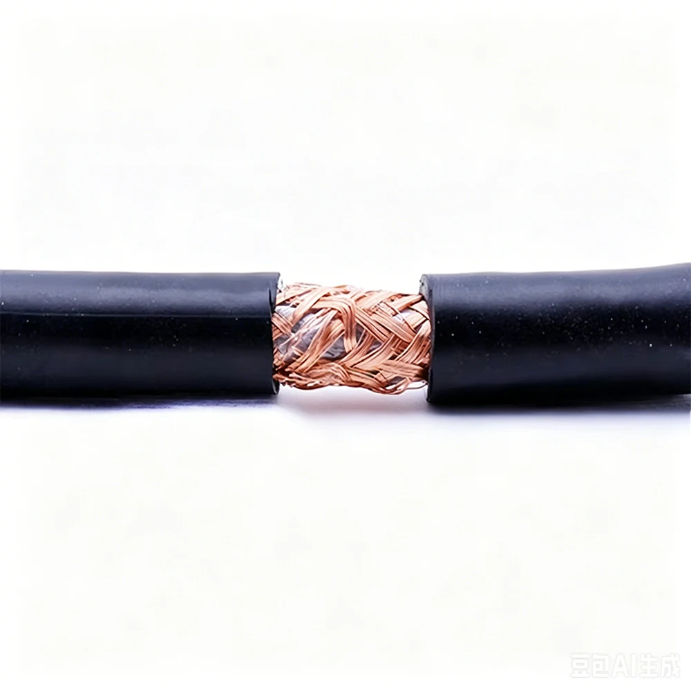 Cabo blindado de 4 núcleos para a máquina do gravador do cnc, 16awg, 1000mm, comprimento 5000mm, motor do eixo, vfd
