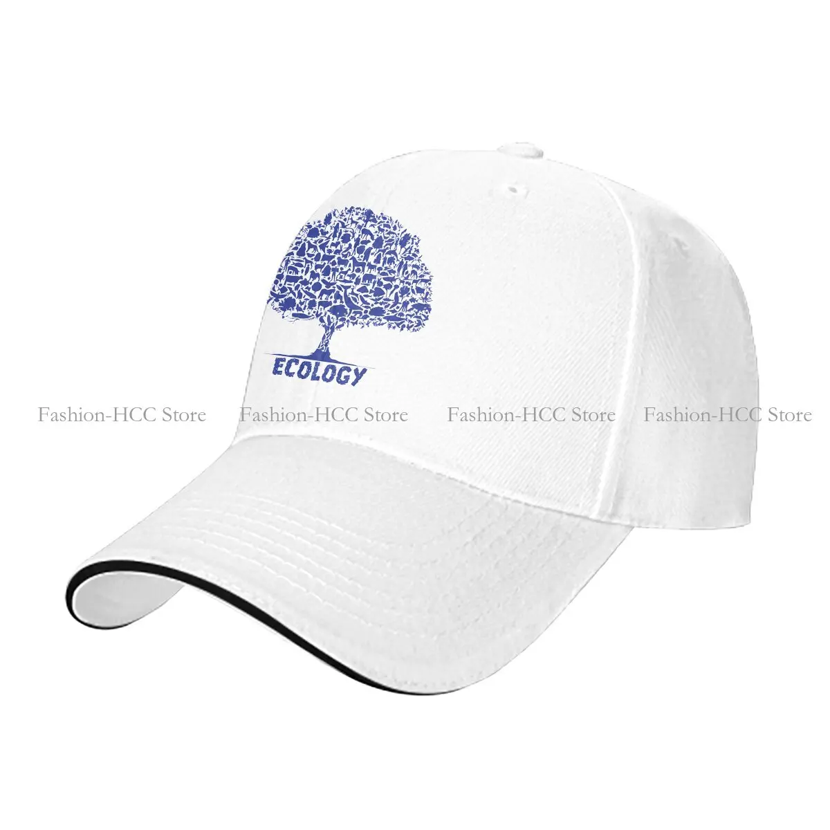 Pure Color Dad Hats Biodiversity Tree Ecology Hat Sun Visor Baseball Caps Environmental Protection and Technology Peaked Cap