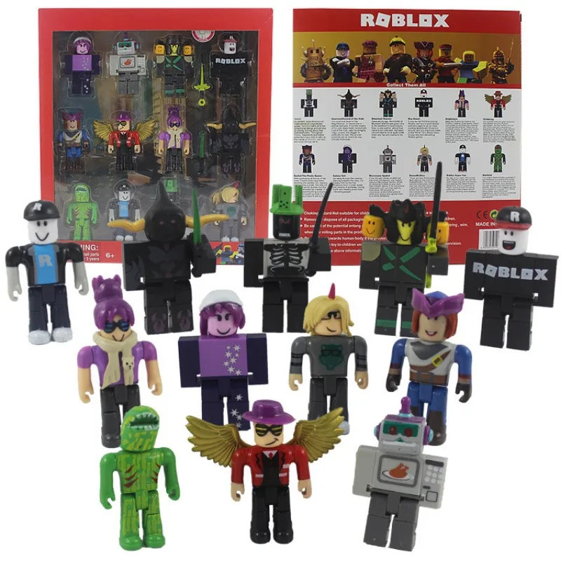 Roblox 게임 주변 인형 액세서리 포함, 데스크탑 장식 어린이 장난감 컬렉션 선물, 12 개