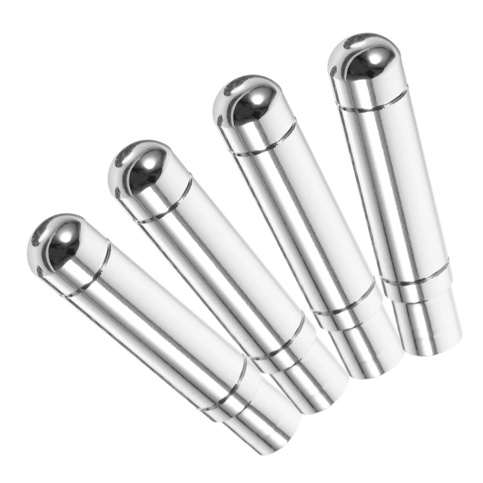 4Pcs Electroplated Door Lock Pull Pins Heavy Duty Aluminum Alloy Car Interior Door Handle Kit Stronger Locking Force Automotive
