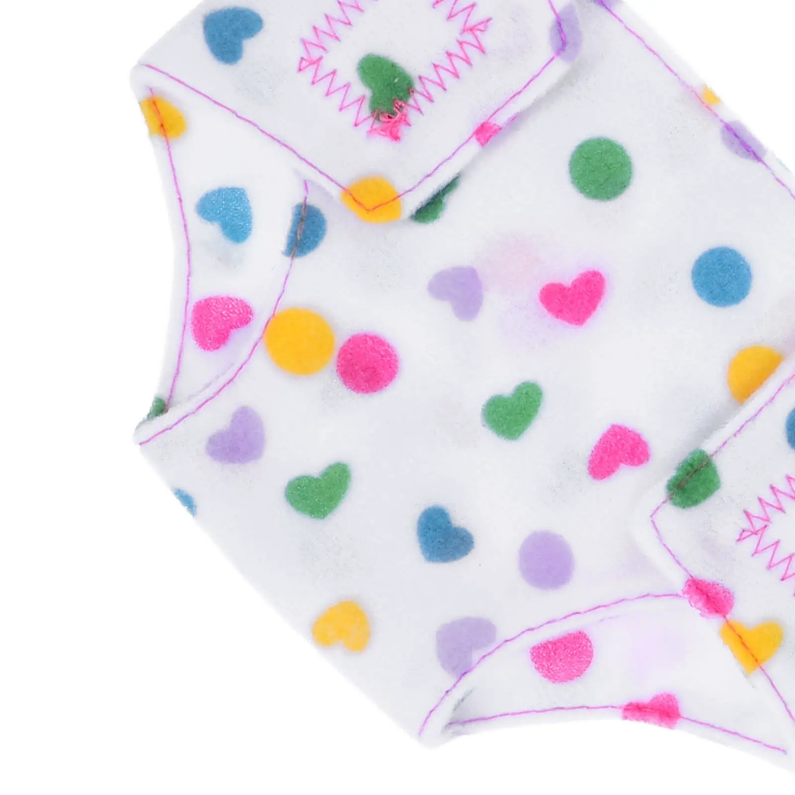 4Pcs 18 Inch Cloth Nappies for Girl Reusable Soft Fabric Diaper Underwear Accessories Dress Up Role Play Party Outfit