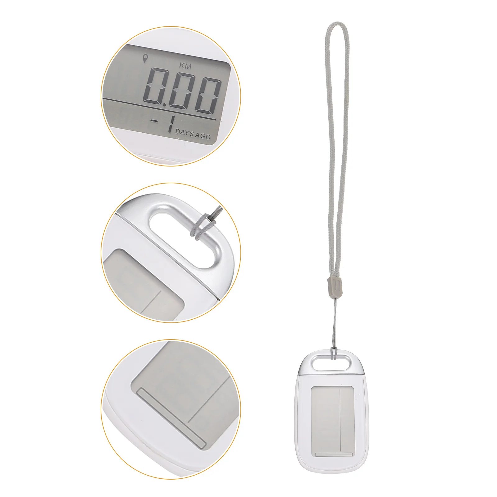 Pedometer 3D Digital Walking Calorie Tracker Mini Electronic Intelligent Traveler Fitness Monitor Multi-Function Step for Sport