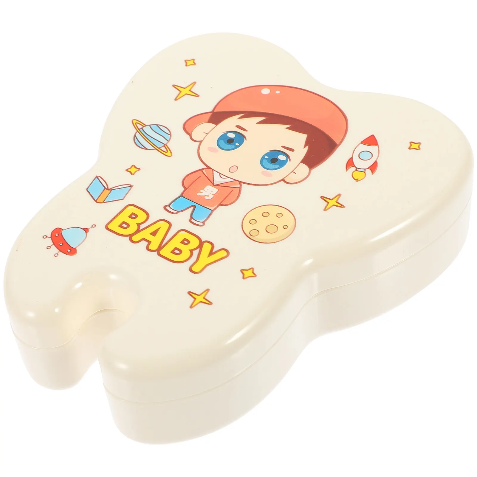 

Baby Tooth Box Kids Teeth ganizer Kids Souvenir Teeth ganizer Portable Storage Container Fetal Hair Case Toddler Memory