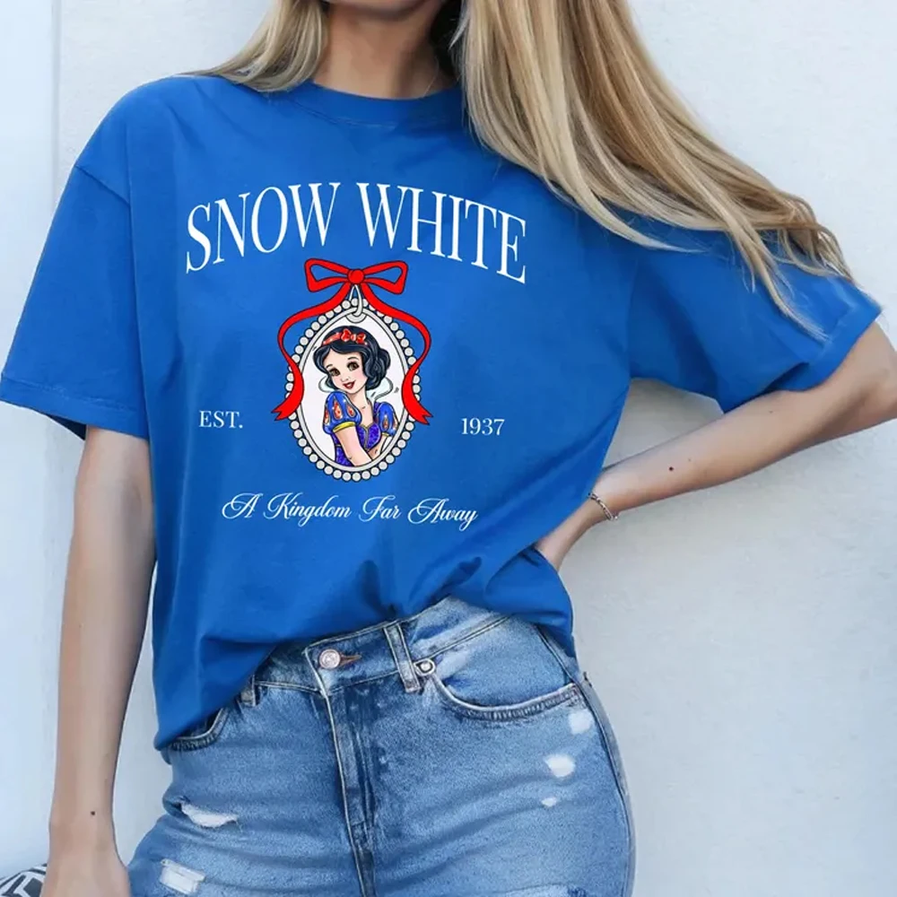 

Hot Selling Women's Princess Snow White T Shirt Snow White T-shirt Princess Snow White Gift Girls Trip Tee Princess Snow White