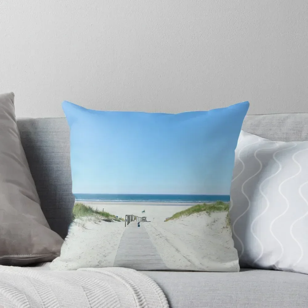 Nordsee Juist Insel Strand in Sommer Throw Pillow Couch Cushions Pillowcases sleeping pillows pillow