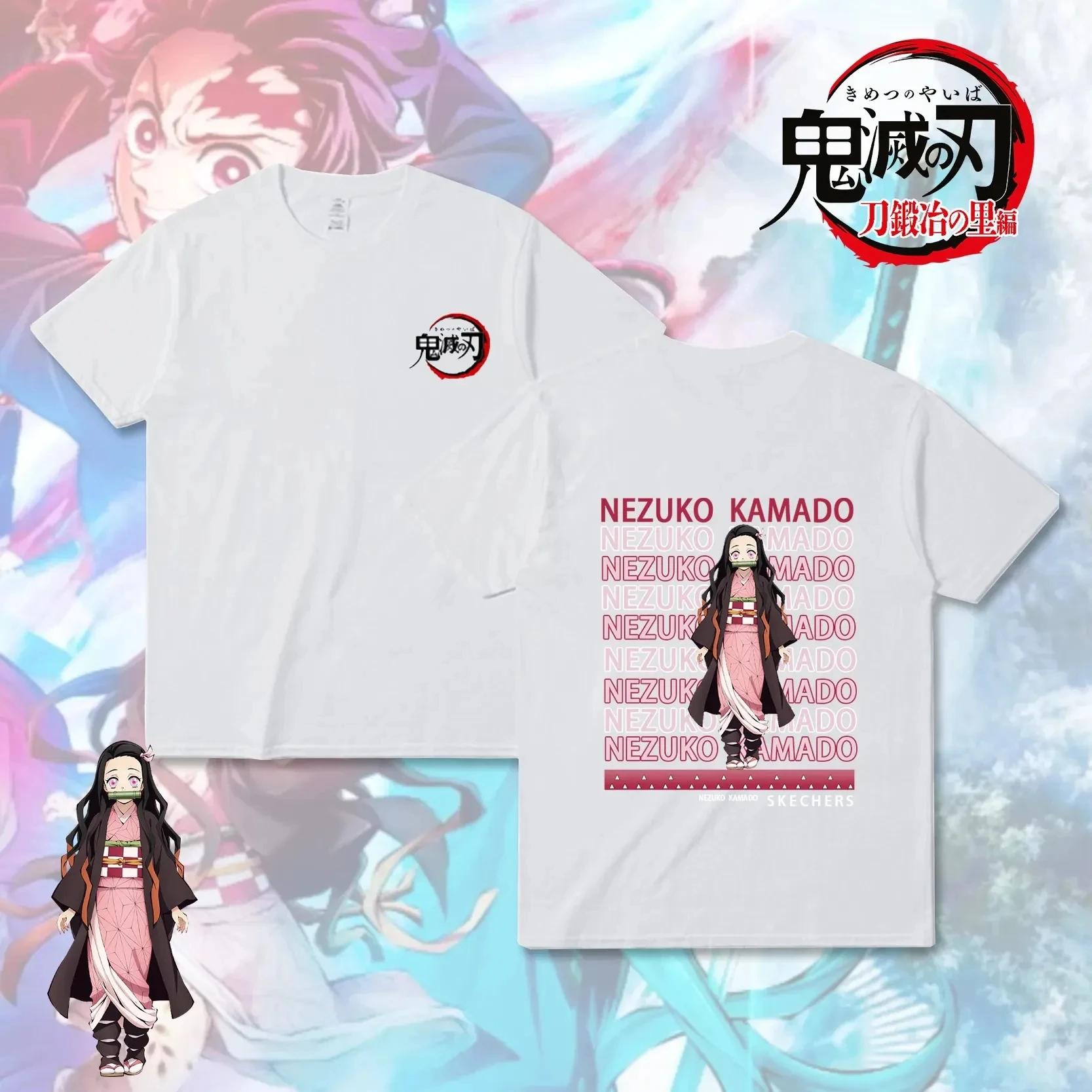 رياضي جديد مضحك شيطان القاتل تي شيرت ثلاثية الأبعاد الاطفال شفرة من شبح تي شيرت Kimetsu No Yaiba أنيمي شيطان بليد كول تيز الرجال الملابس #5