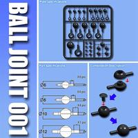 Model Mobility Ball Joint Part Set for MG RG HG Resin Figure Ball Joint Detail Mobility Action Up Flexible Construction Parts