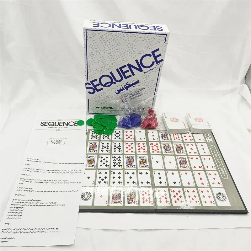 Intriguing Sequence Game with Arabic Cards for Board/Party Game Lovers