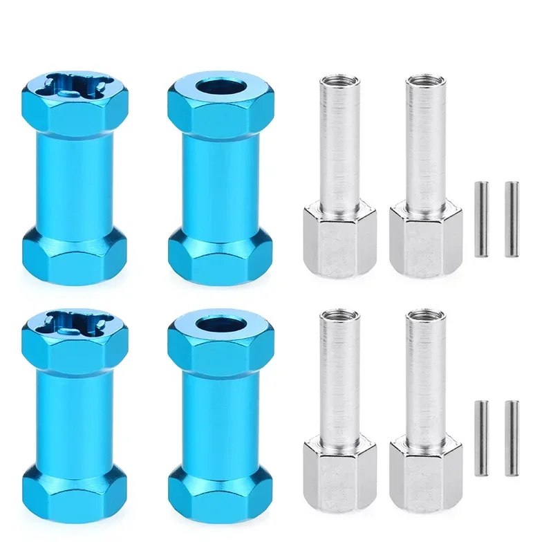 

4Pcs Thickness 15mm/20mm/25mm/ Extension Parts 12mm Hex Wheel Hubs For Axial scx10 D90 90046 Tamiya MST 1/10 RC Car Crawler