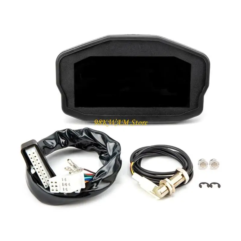 

68UF Мотоциклы Speedometer Takuge Tachometer Tachometer Universal Digital Meters прибор