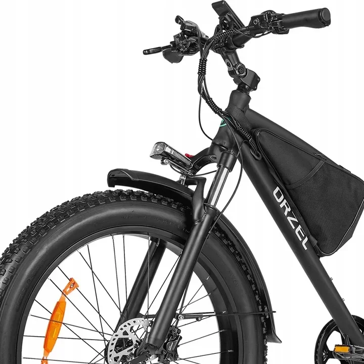 2024 EU New P26 pro Large Capacity Fat Tire Electric Bicycle 2000W48V30AH, 50km/h 26 inch Mountain Electric Bicycle 60KM 7 Speed