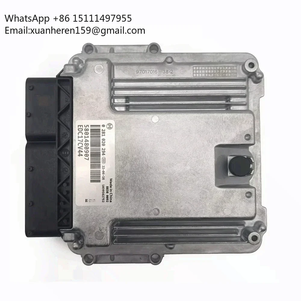 Engine Control Unit Diesel ECU Truck ECM Vehicle Computer Board 0281020294 5801480907 EDC17CV44 Compatible With Genlyon