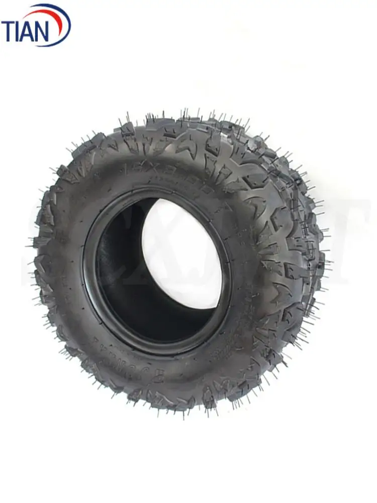 16x8.00-7 Tubeless Tyre for Beach Car 16X8-7 ATV Go-Kart Wear-Resistant Road Vacuum Tire Four-Wheel ATV Tire