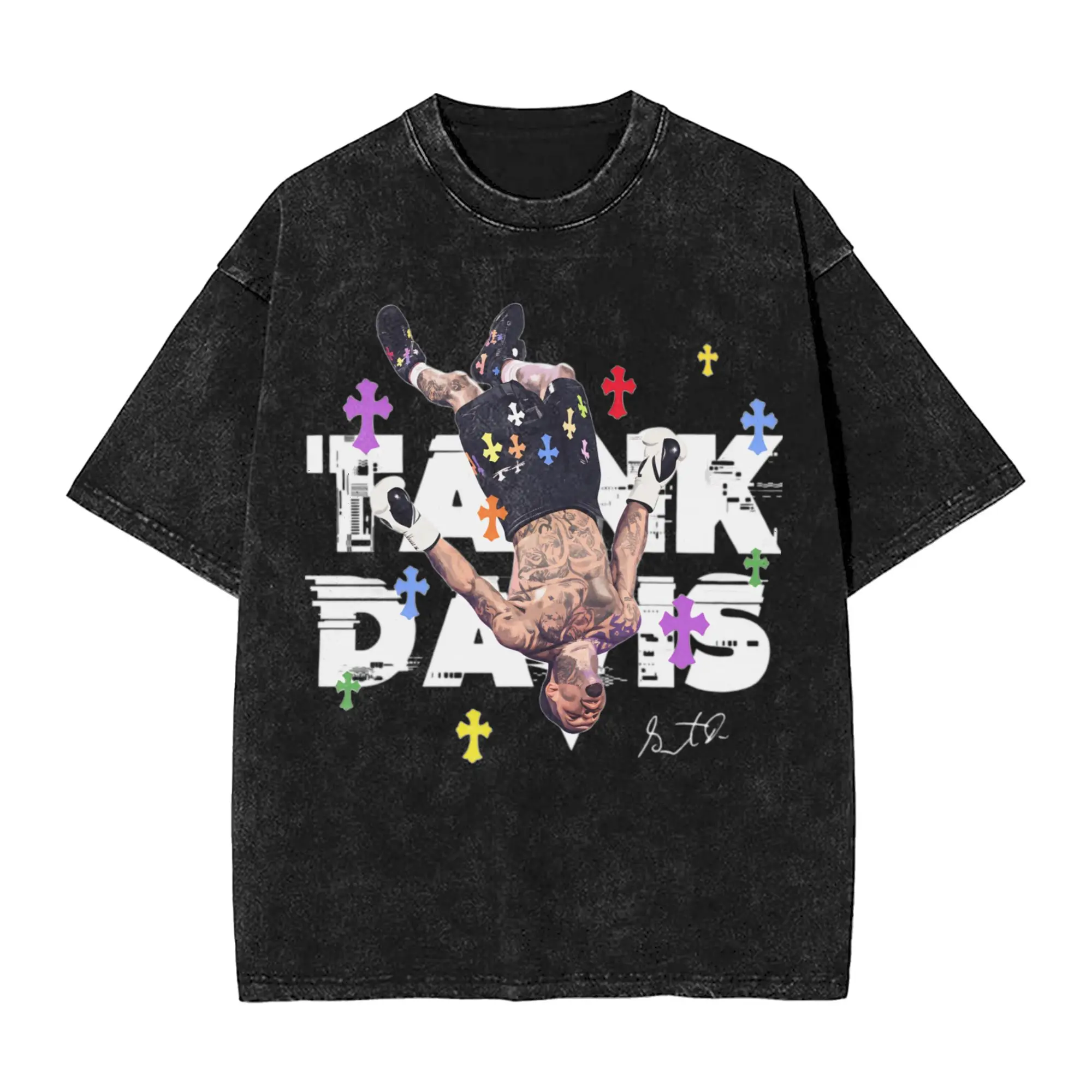 Tank Gervonta Davis T-Shirt  Harajuku T-Shirts Short Sleeve Street Style Tshirt Summer Casual Round Neck Big Size Top Tees