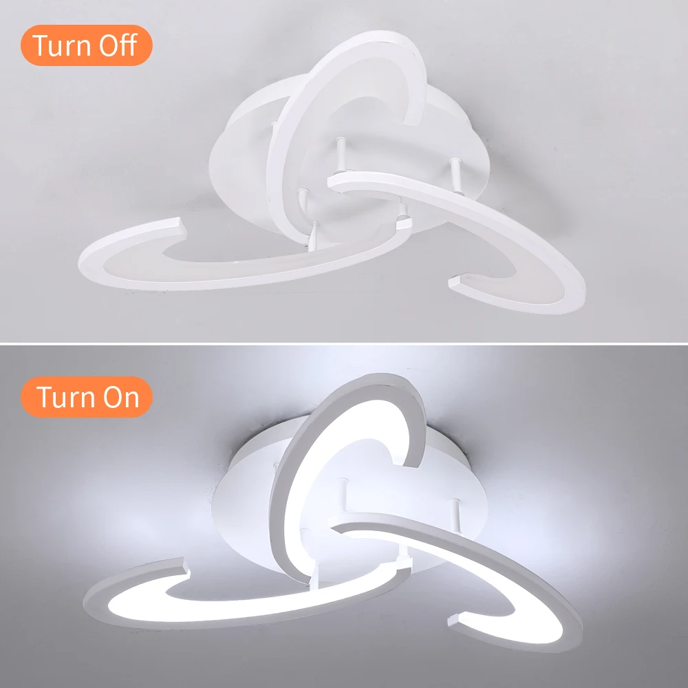 Moderne Decke Lampe Acryl Led Kronleuchter Wohnkultur RC Dimmen Plafond Anhänger Leuchte Wohnzimmer Esszimmer Schlafzimmer Glanz – Detail 15