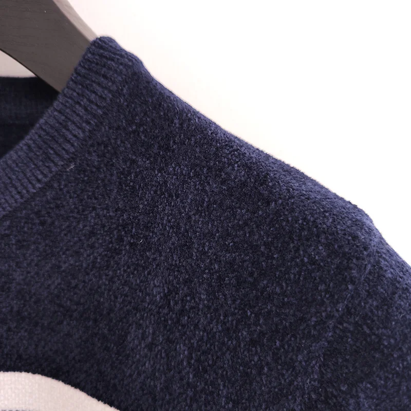 سترة رجالية محبوكة مستديرة من Faionable مزهّرة بشرابة عالية الجودة كاجوال شتوية طويلة Sve أساسية Sle