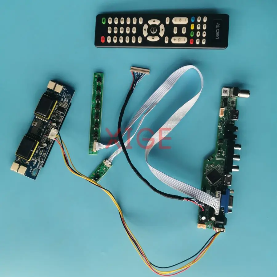 

Screen Drive Controller Board Fit LTM150XH LTM15C458 HSD150MX13 HT15X23 4-CCFL 20 Pin LVDS 1024x768 1024*768 USB+AV+VGA+HDMI Kit