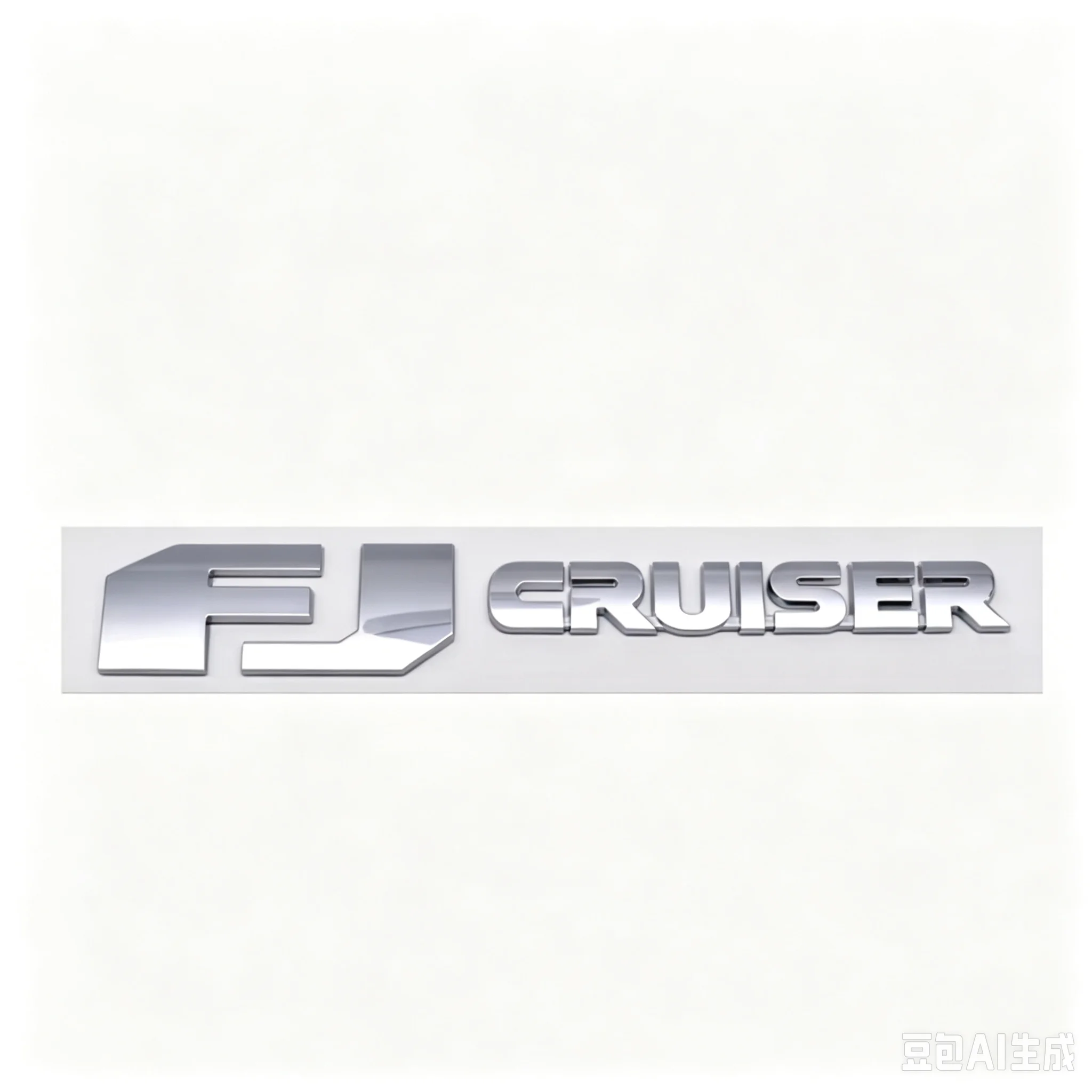 3D FJ CRUISER Nameplate Rear Tailgate Emblem Car Body Decor Sticker Auto Accessories for Toyota FJ Cruiser