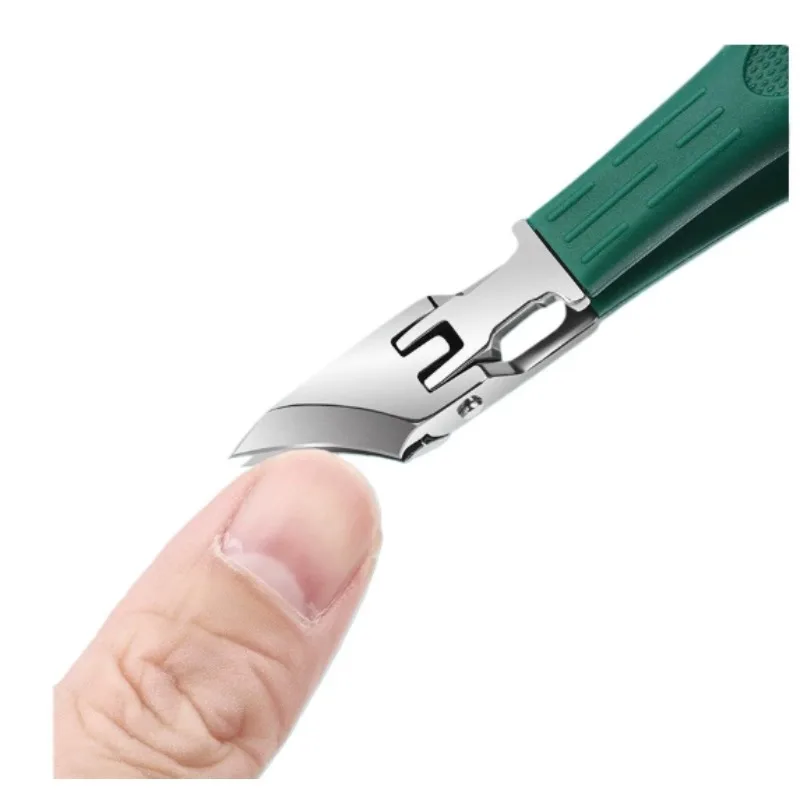Professional 25° Slant Edge Nail Clipper Wide Opening Stainless Steel Ingrown Toenail Eagle Beak Oblique Toe Nail Trimmers Tools